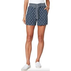 Liverpool Paper Bag Tie Front Porkchop Short Size 4/27 Casual Summer Vacation